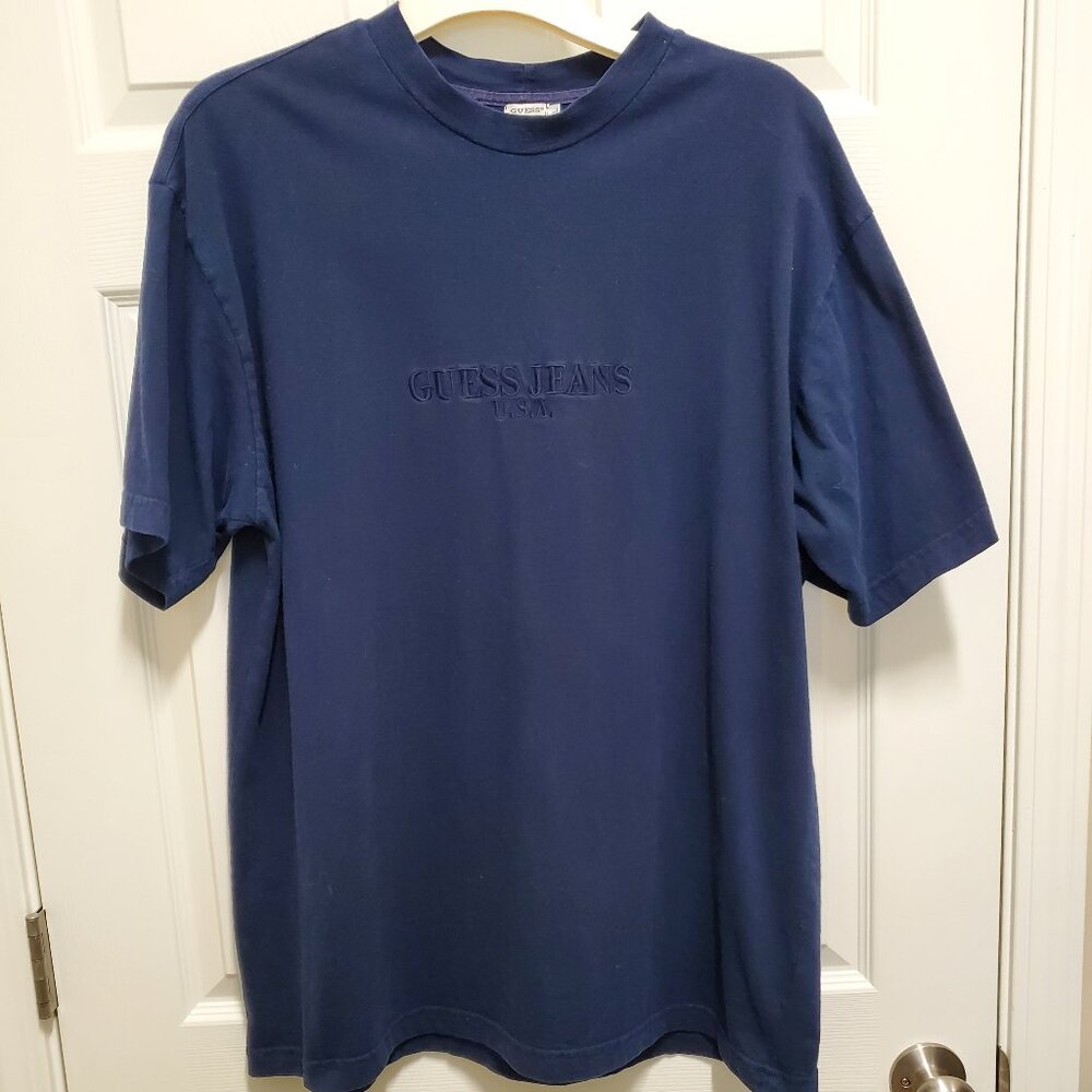 Men's Navy Guess T-shirt
